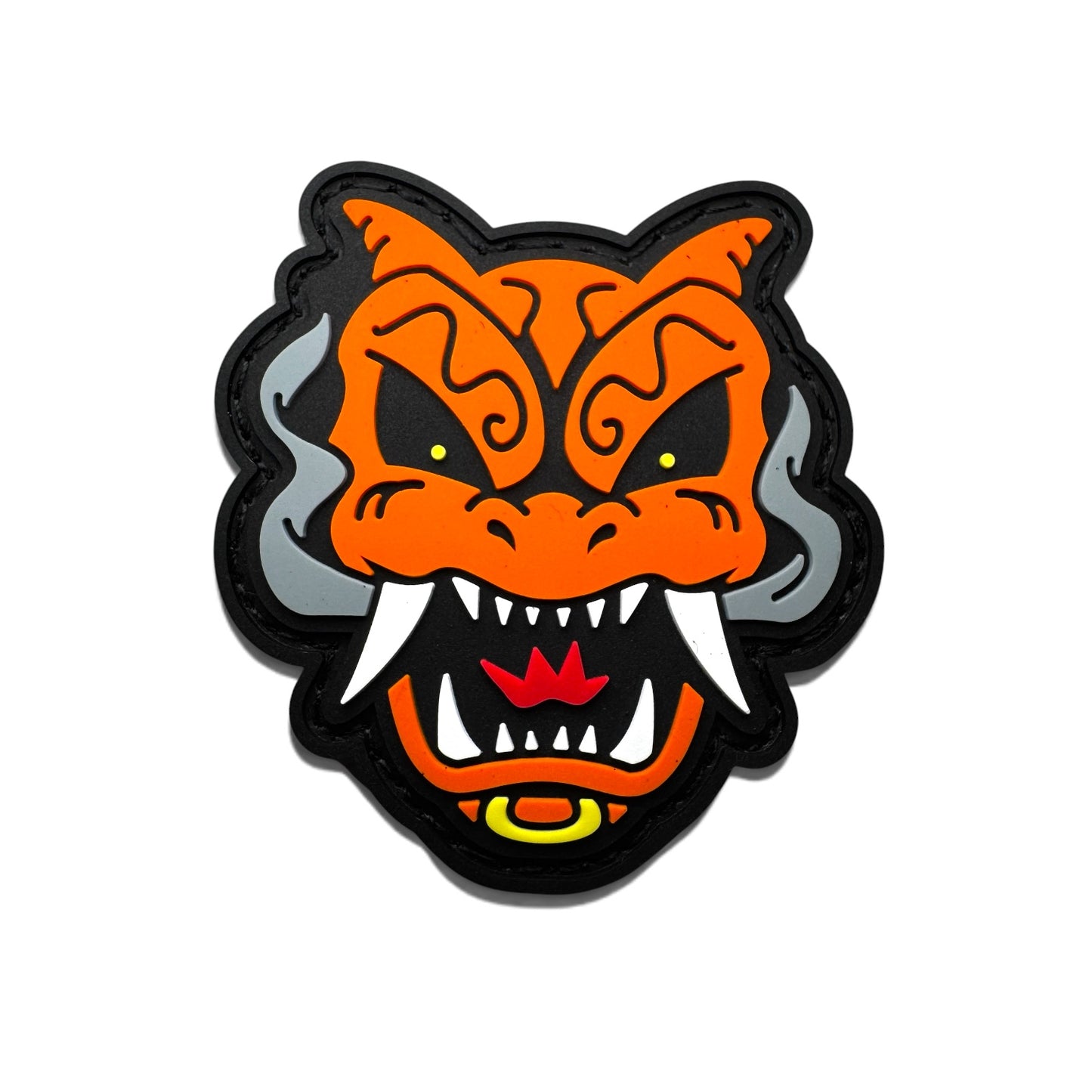 Oni Fire Mask Patch